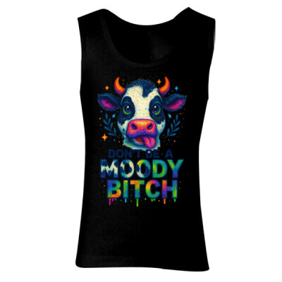 Don't Be A Moody Bitch - GD77 Softstyle® Ladies' Tank Top Thumbnail