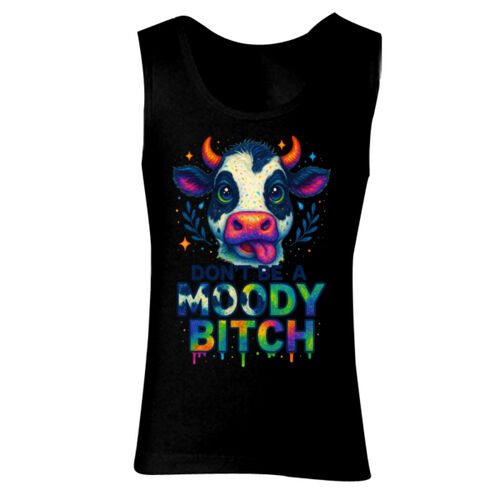 Don't Be A Moody Bitch - GD77 Softstyle® Ladies' Tank Top Thumbnail