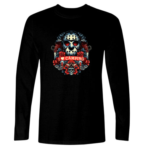 Friday 13th (I Love Camping) - GD11 Softstyle® Adult Long Sleeve T-Shirt Thumbnail
