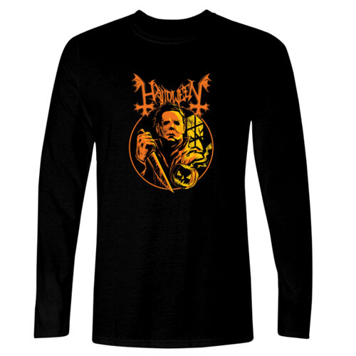 Halloween (Circle Logo) - GD11 Softstyle® Adult Long Sleeve T-Shirt Thumbnail