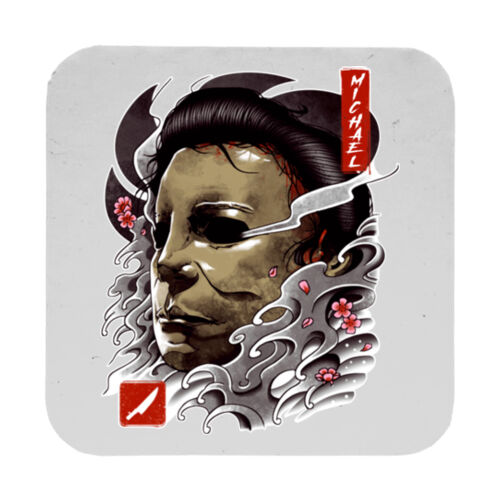 Halloween (Michael) - 9cm Square Hardback Drinks Coaster Thumbnail