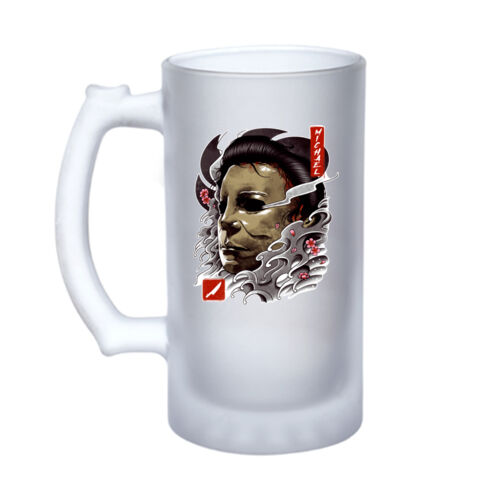 Halloween (Michael) - 16oz Frosted Glass Beer Stein Thumbnail