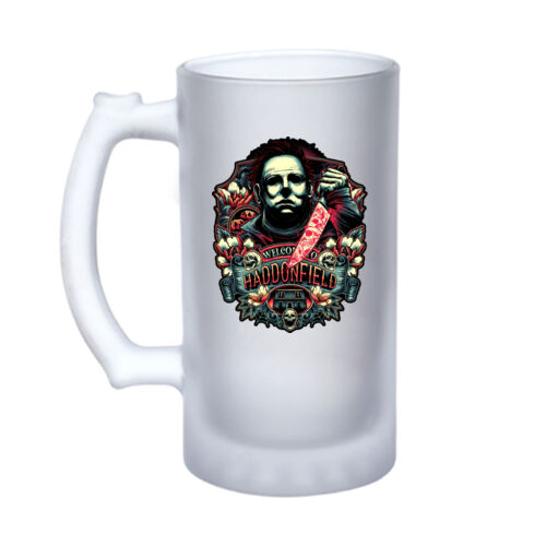 Halloween (Welcome To Haddonfield) - 16oz Frosted Glass Beer Stein Thumbnail
