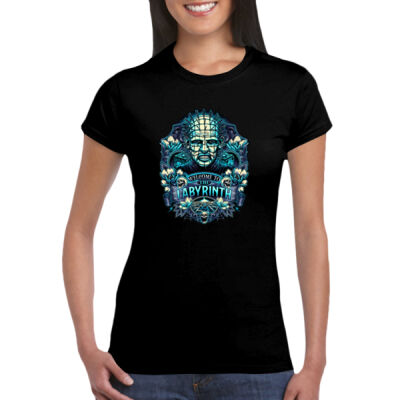 Hellraiser (Welcome To The Labyrinth 2) - GD72 Softstyle® Ladies' T-Shirt Thumbnail