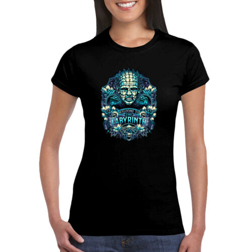 Hellraiser (Welcome To The Labyrinth 2) - GD72 Softstyle® Ladies' T-Shirt Thumbnail
