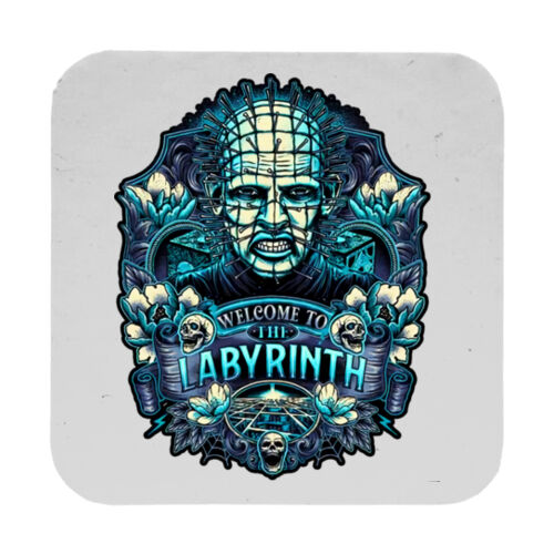 Hellraiser (Welcome To The Labyrinth 2) - 9cm Square Hardback Drinks Coaster Thumbnail
