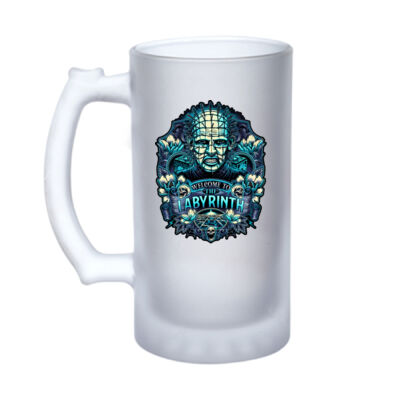 Hellraiser (Welcome To The Labyrinth 2) - 16oz Frosted Glass Beer Stein Thumbnail