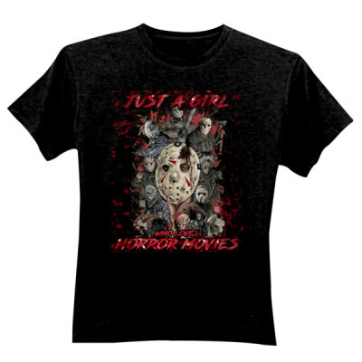 Just A Girl (Friday 13th) - GD01 Softstyle Adult T-Shirt Thumbnail