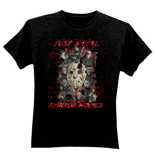Just A Girl (Friday 13th) - GD01 Softstyle Adult T-Shirt Thumbnail