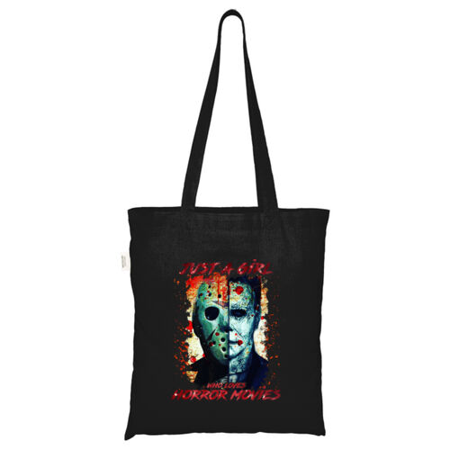 Just A Girl (Jason+Michael) - ECO001 100% Recycled Cotton Tote Bag Thumbnail