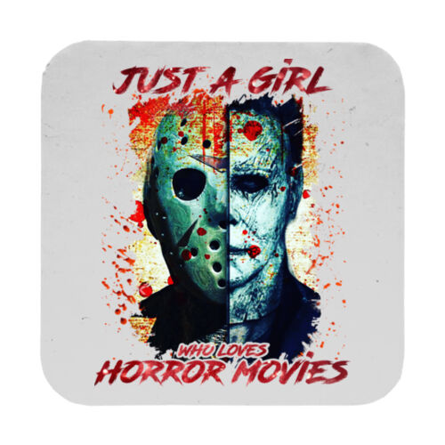 Just A Girl (Jason+Michael) - 9cm Square Hardback Drinks Coaster Thumbnail