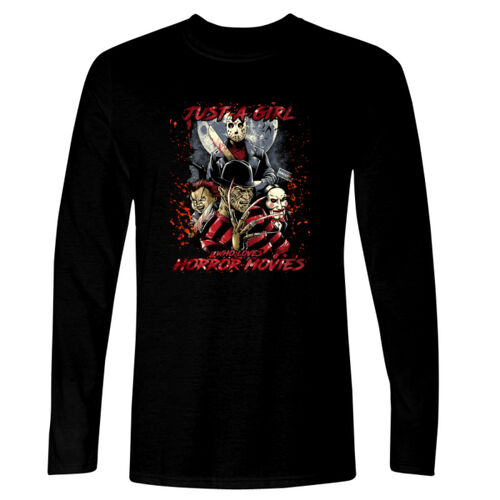 Just A Girl (Montage 3) - GD11 Softstyle® Adult Long Sleeve T-Shirt Thumbnail