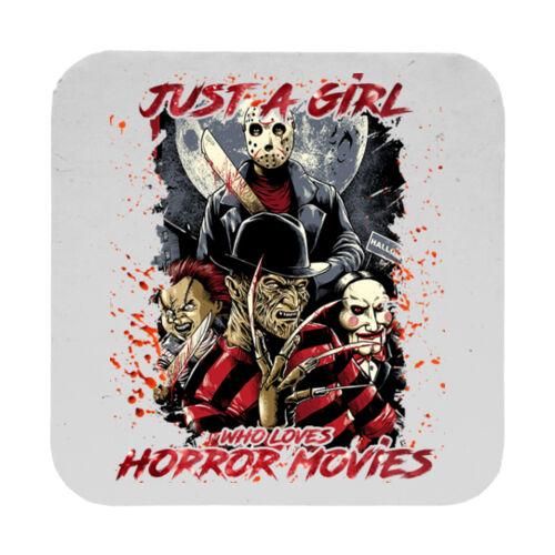 Just A Girl (Montage 3) - 9cm Square Hardback Drinks Coaster Thumbnail