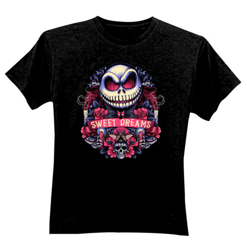 Nightmare Before Christmas (Sweet Dreams) - GD01 Softstyle Adult T-Shirt Thumbnail