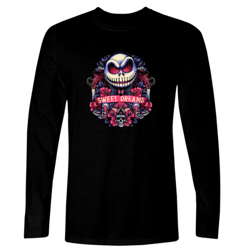 Nightmare Before Christmas (Sweet Dreams) - GD11 Softstyle® Adult Long Sleeve T-Shirt Thumbnail