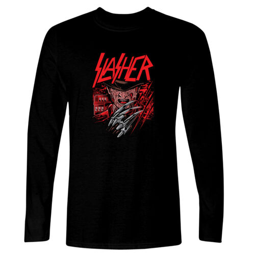 Nightmare On Elm Street (Slasher) - GD11 Softstyle® Adult Long Sleeve T-Shirt Thumbnail