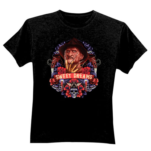 Nightmare On Elm Street (Sweet Dreams) - GD01 Softstyle Adult T-Shirt Thumbnail