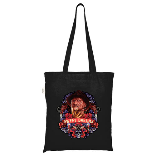 Nightmare On Elm Street (Sweet Dreams) - ECO001 100% Recycled Cotton Tote Bag Thumbnail