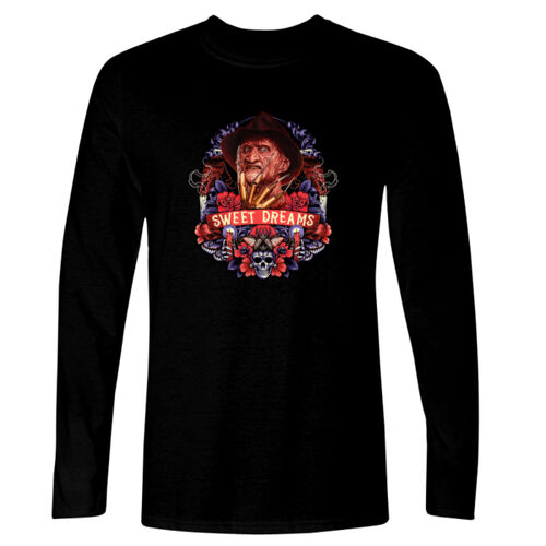 Nightmare On Elm Street (Sweet Dreams) - GD11 Softstyle® Adult Long Sleeve T-Shirt Thumbnail