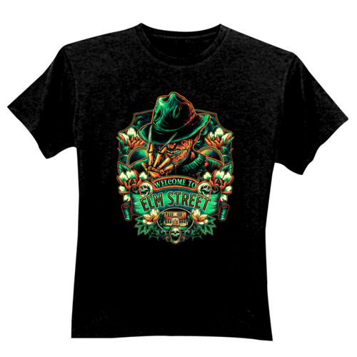 Nightmare On Elm Street (Welcome To Elm Street 2) - GD01 Softstyle Adult T-Shirt Thumbnail