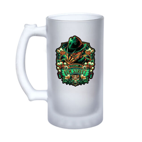 Nightmare On Elm Street (Welcome To Elm Street 2) - 16oz Frosted Glass Beer Stein Thumbnail