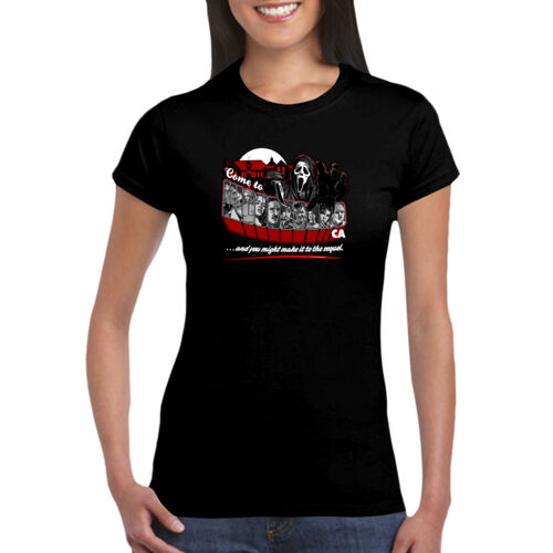 Scream (Come To CA) - GD72 Softstyle® Ladies' T-Shirt Thumbnail