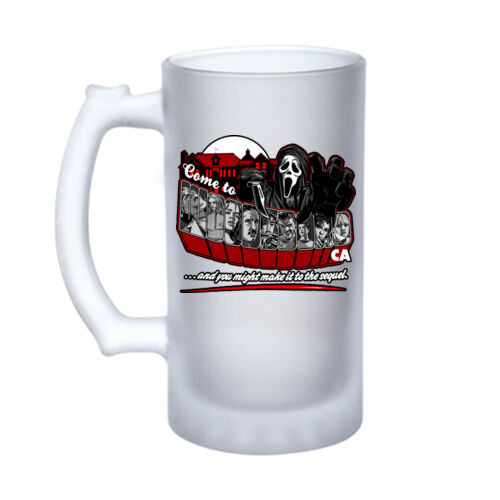 Scream (Come To CA) - 16oz Frosted Glass Beer Stein Thumbnail
