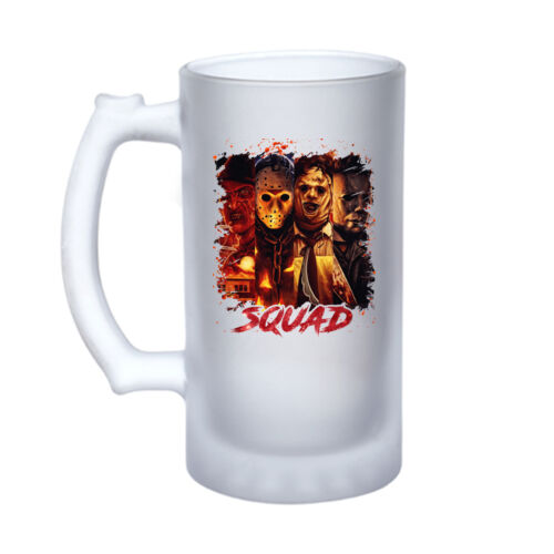 Squad (Montage 2) - 16oz Frosted Glass Beer Stein Thumbnail