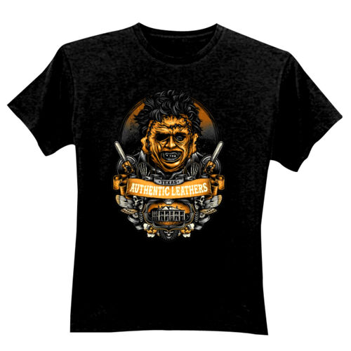Texas Chainsaw Massacre (Texas Authentic Leathers) - GD01 Softstyle Adult T-Shirt Thumbnail