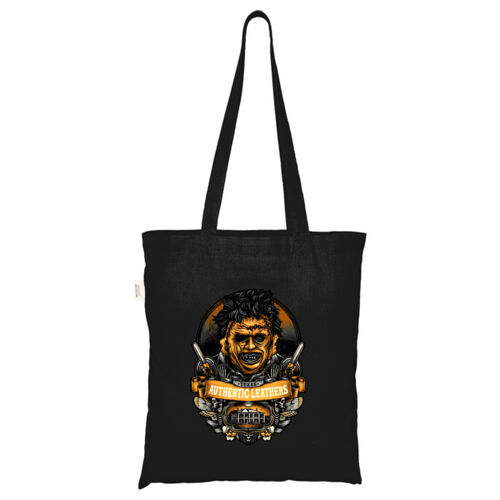 Texas Chainsaw Massacre (Texas Authentic Leathers) - ECO001 100% Recycled Cotton Tote Bag Thumbnail