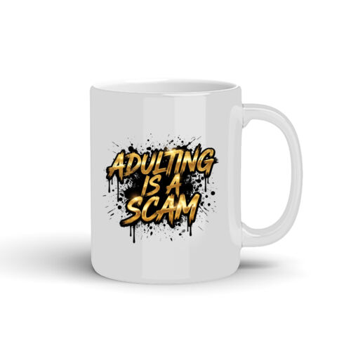 Adulting Is A Scam - 10oz Coffee Mug Thumbnail