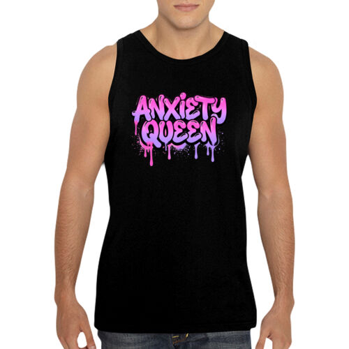 Anxiety Queen - GD12 Softstyle® Adult Tank Top Thumbnail