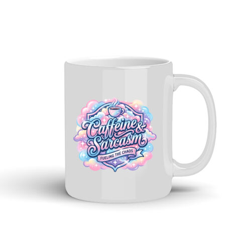 Caffeine & Sarcasm - 10oz Coffee Mug Thumbnail