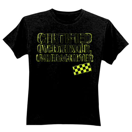 Certified Overthinker, Underachiever - GD01 Softstyle Adult T-Shirt Thumbnail