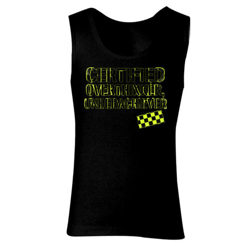 Certified Overthinker, Underachiever - GD77 Softstyle® Ladies' Tank Top Thumbnail