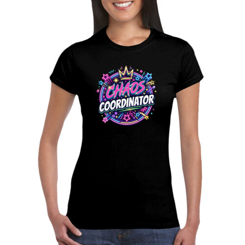 Chaos Coordinator - GD72 Softstyle® Ladies' T-Shirt Thumbnail