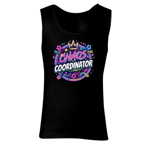Chaos Coordinator - GD77 Softstyle® Ladies' Tank Top Thumbnail