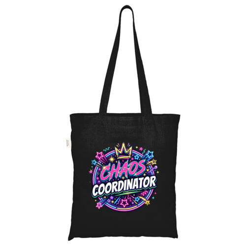 Chaos Coordinator - ECO001 100% Recycled Cotton Tote Bag Thumbnail
