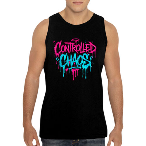 Controlled Chaos - GD12 Softstyle® Adult Tank Top Thumbnail