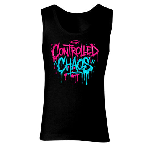 Controlled Chaos - GD77 Softstyle® Ladies' Tank Top Thumbnail