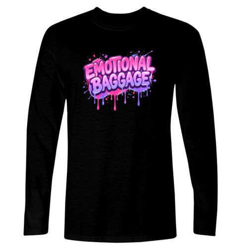 Emotional Baggage - GD11 Softstyle® Adult Long Sleeve T-Shirt Thumbnail