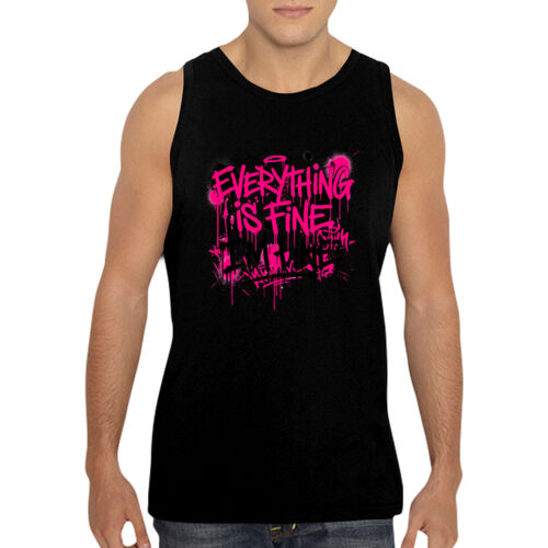 Everything Is Fine - GD12 Softstyle® Adult Tank Top Thumbnail