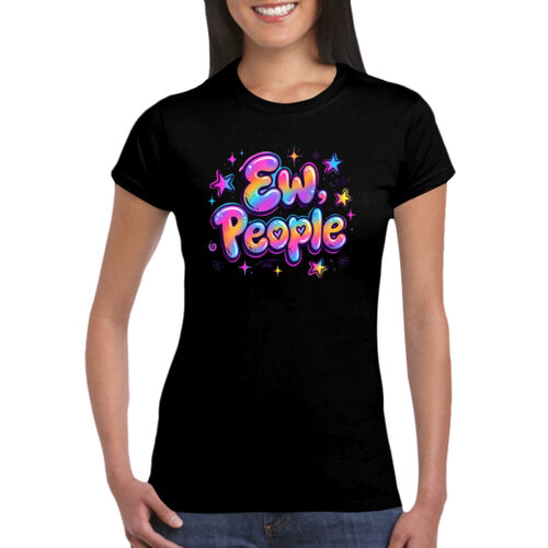 Ew People - GD72 Softstyle® Ladies' T-Shirt Thumbnail