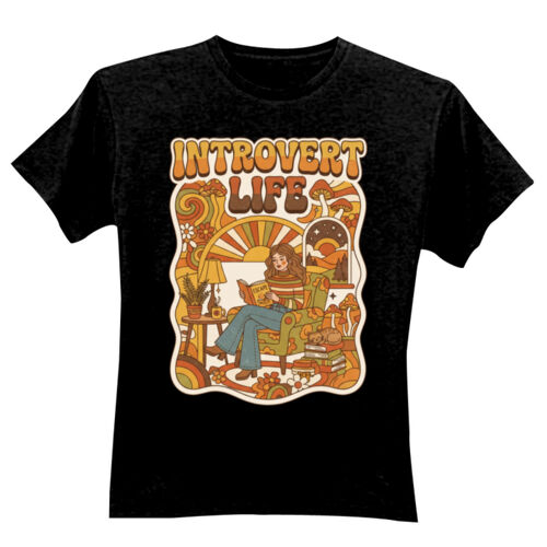 Introvert Life - GD01 Softstyle Adult T-Shirt Thumbnail