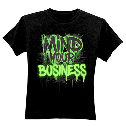 Mind Your Business - GD01 Softstyle Adult T-Shirt Thumbnail