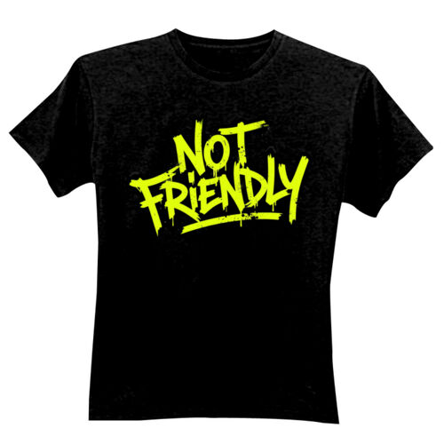 Not Friendly - GD01 Softstyle Adult T-Shirt Thumbnail