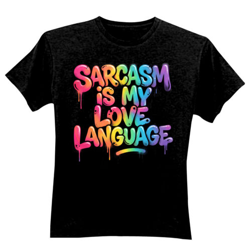 Sarcasm Is My Love Language - GD01 Softstyle Adult T-Shirt Thumbnail