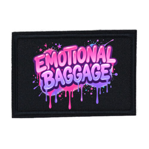 Emotional Baggage - PR01 Landscape 12cm x 8cm Rectangle Sew-On Patch Thumbnail