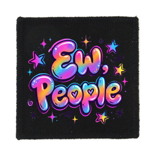 Ew People - PS01 8cm Square Sew-On Patch Thumbnail