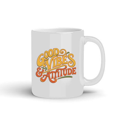 Good Vibes & Attitude - 10oz Coffee Mug Thumbnail